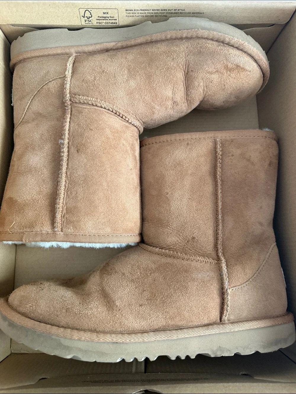UGG Kids Classic II Short Boots Chestnut